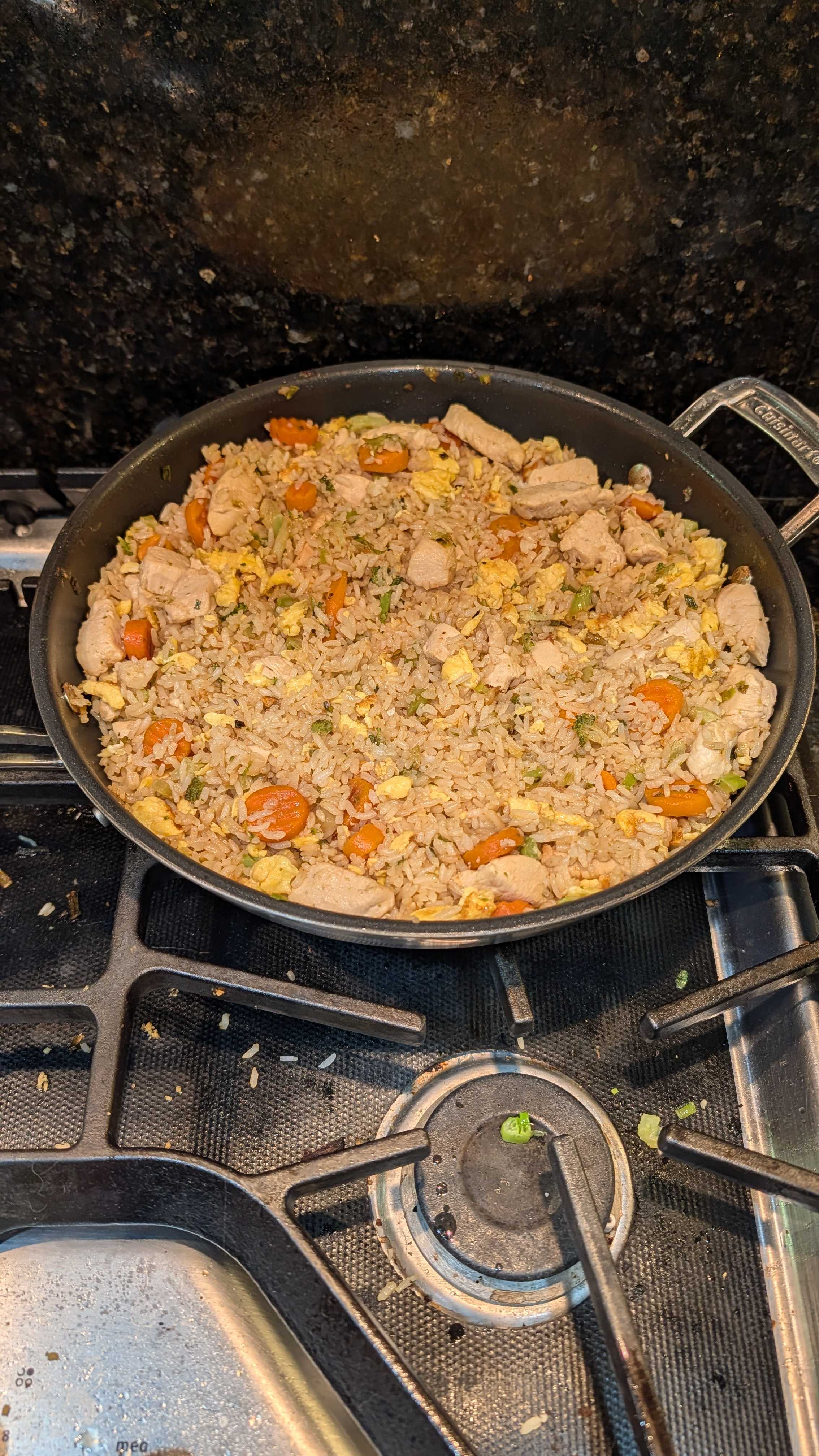 Chicken Fried Rice plated